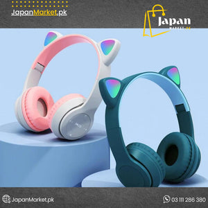 CAT EARS Wireless HEADPHONES| Cute Gift for Kids | JapanMarket.pk™