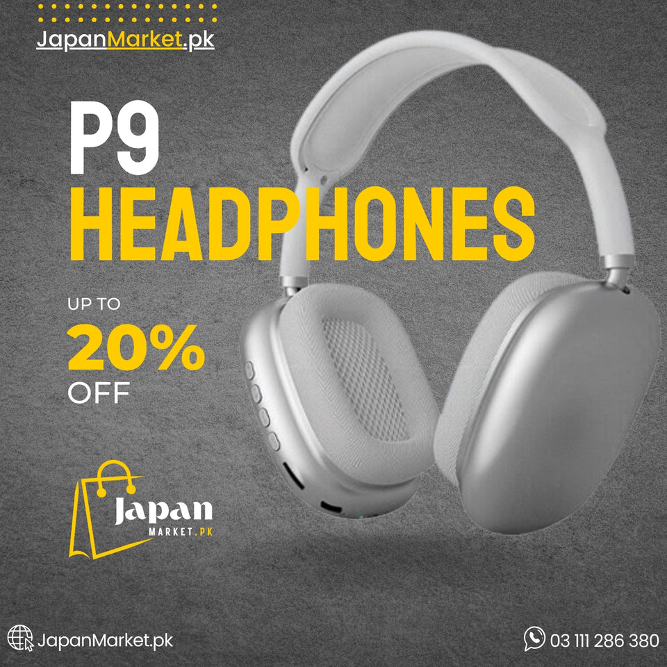 P9 Wireless Bluetooth HEADPHONES | JapanMarket.pk™