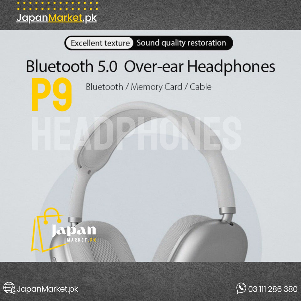 P9 Wireless Bluetooth HEADPHONES | JapanMarket.pk™