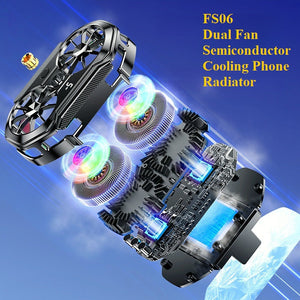 FS06 Semiconductor Cooling Dual Fans