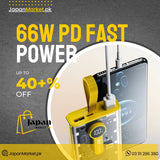 66W Fast Charging Power Bank - 20000mAh | JapanMarket.pk™