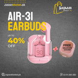 Air 31 Digital Transparent Earbuds | Silicon Case | JapanMarket.pk™