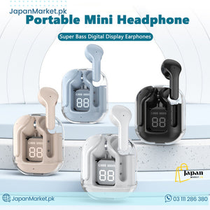 Air 31 Digital Transparent Earbuds | Silicon Case | JapanMarket.pk™