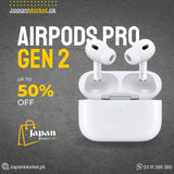 AIRPODS PRO 2 | Touch Control Vol Up/Dn  | JapanMarket.pk™