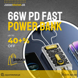 66W Fast Charging Power Bank - 20000mAh | JapanMarket.pk™