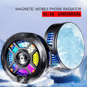 SL-18 magnetic mobile phone radiator back clip cooling fan universal phablet game cooling fan